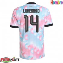 Camiseta Bélgica Dodi Lukebakio #14 Visitante Equipación Mundial 2026 manga corta